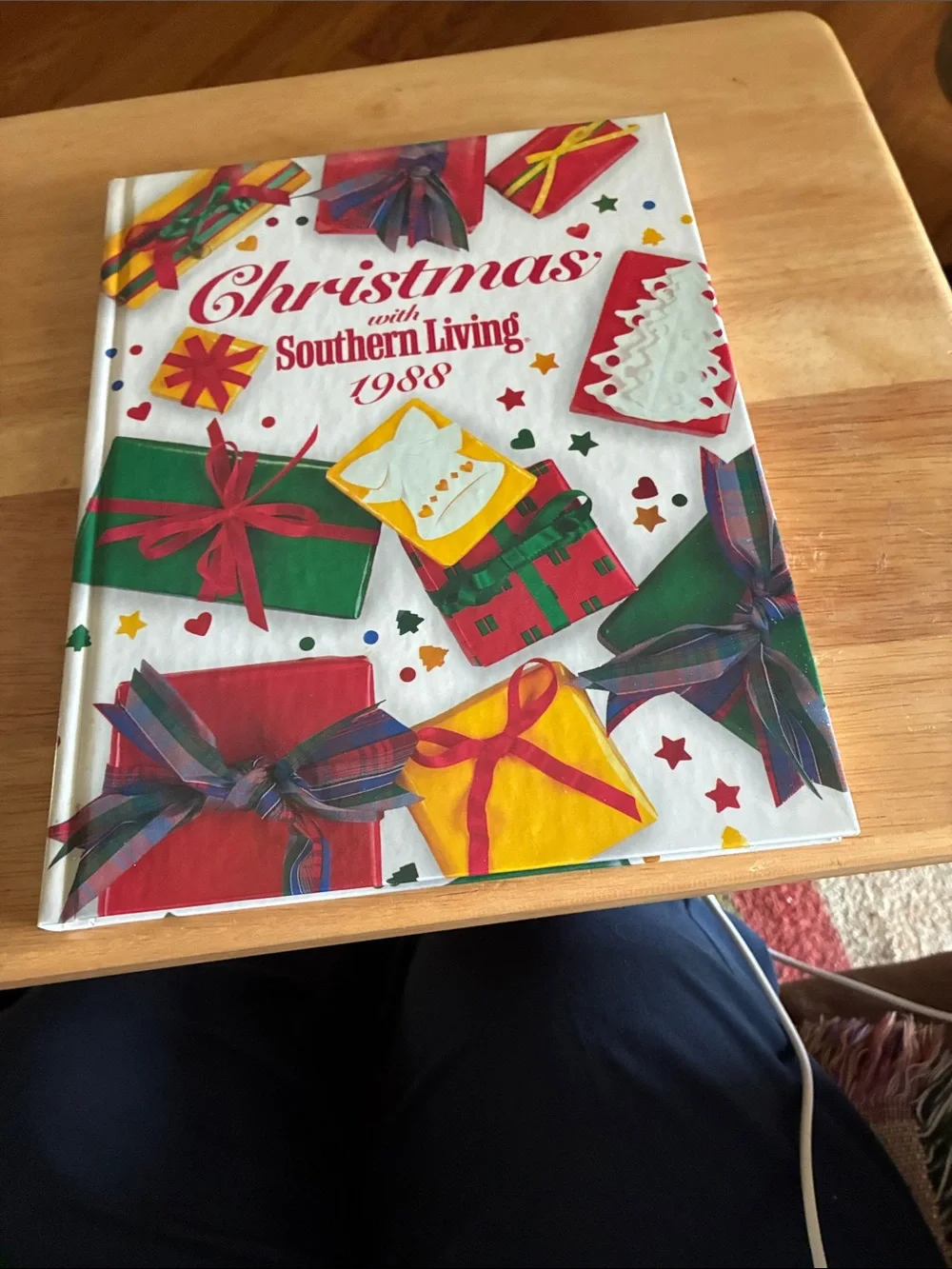 Christmas with Southern Living 1988 Hardcover - White Multi Holiday Cover